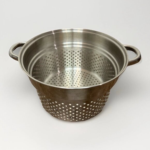 Dansk 18/10 Stainless Steel Stock Pot w/ Steamer & Pasta Strainer + Glass Lid - Picture 8 of 11